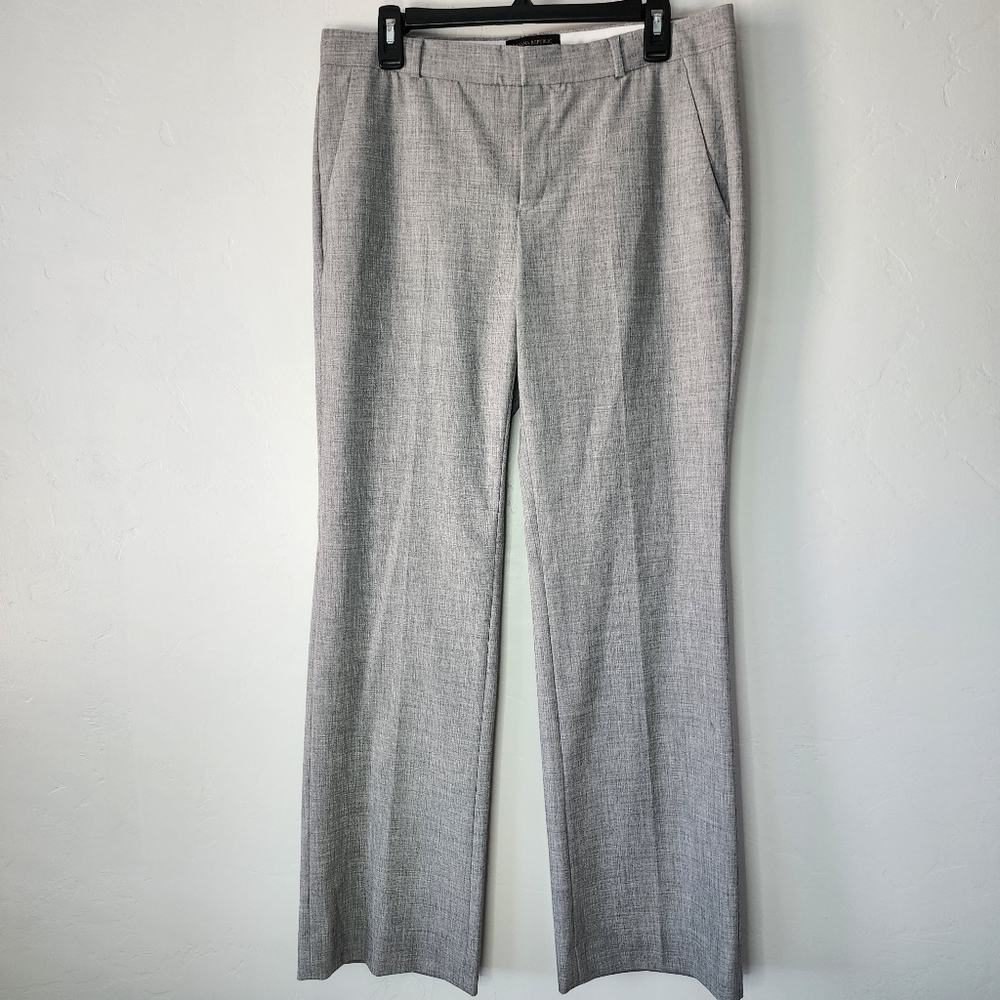 Womens Logan Banana Republic heather gray work pants size 10